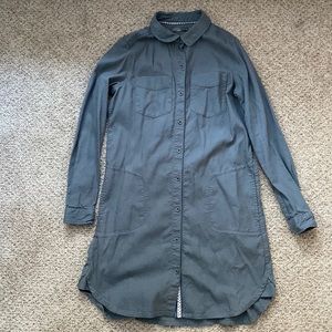 Prana Denim Shirt Dress Small
